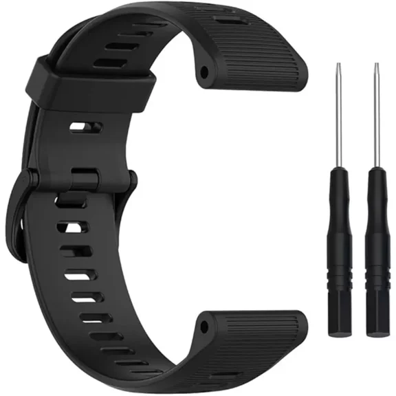 Wearable4U Replacement Watch Band 22 mm for Garmin Forerunner 945 Black