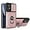 Rose Gold, variant on Heavy Duty Protection Case for Xiaomi 12 Pro (Not 12), Magnetic Ring Kickstand Slide Camera with Card Holder Phone Cover for Xiaomi 12 Pro LJK Rose Gold