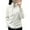 White, variant on Winter clothing for women Plus Size Jacket For Autumn Winter Thickened Coat Stand Collar Outdoor Sports Warm Hoodie