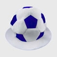 thumbnail image 2 of Football Fan Bucket Hat with Soccer Ball Design, Adult Cheering Cap for Matches, Casual Outdoor Sports Headwear, 2 of 3