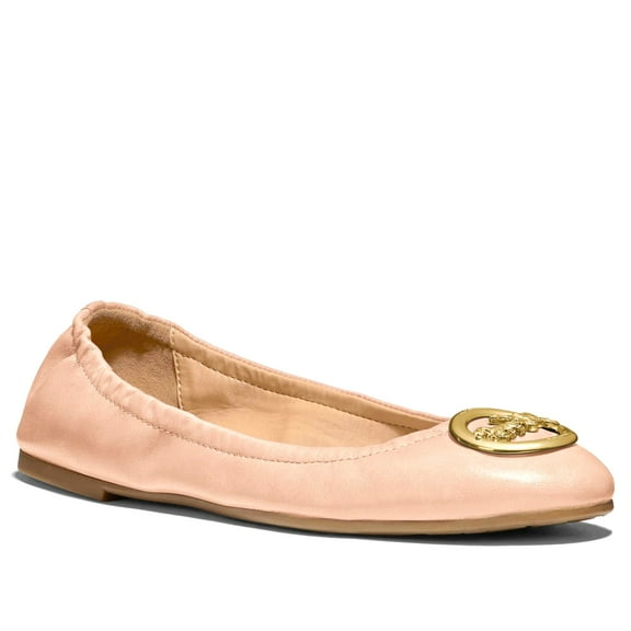 Coach Women's Bailey Smooth Leather Ballet Flats (Beechwood), US 7.5