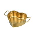 thumbnail image 3 of Sartén para salsa, utensilios de cocina, portátil, multifuncional, con forma de corazón, para sopa y salsa Oro, 3 of 9