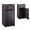 Gray, variant on WARAYZ Trash Can Cabinet 40 Gallon, Hidden Garbage Bin Cabinet with Flip Top, Front Door, Waterproof, Pet-Proof, Large Capacity for Kitchen Restaurant, Red