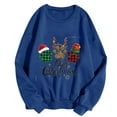 thumbnail image 3 of EQWLJWE Chandails en Molleton de Noël pour Femmes, Chandail-Over avec Imprimé Léopard Drôle, Col Rond, Manches Longues Raglan, Cadeaux, Chemise Tendance, Joyeux Noël, Chandails en Molleton Mignons pour Femmes, 3 of 3