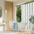 thumbnail image 6 of Shower Curtain Rod 43-79 Inch,Adjustable Spring Tension Stainless Steel Rod for Bathroom,No Drilling, No Slip, No Rust,Black, 6 of 10