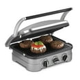 thumbnail image 1 of Cuisinart Stainless Steel 5-in-1 Griddler with Reversible Nonstick Grill and Griddle Plates, 1500 Watts, 1 of 7