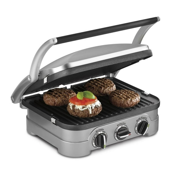 Cuisinart Griddler 5 in 1 CGR-4NEC, Reversible Nonstick Plates