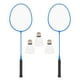thumbnail image 3 of 2 raquetas de bádminton, volante de bádminton, raqueta de tenis profesional con 3 Azul, 3 of 8