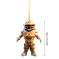 thumbnail image 3 of Cartoon Rugby Player Keychain Acrylic 2D Design Sports Fan Collectible Souvenir Unique Wrist Style Pendant for Enthusiasts, 3 of 8