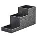 thumbnail image 3 of Cal-Mil 3665-13 3-Tier Bottle Display Riser - 4.5"W x 14"D x 6"H, Plastic, Black, 3 of 3