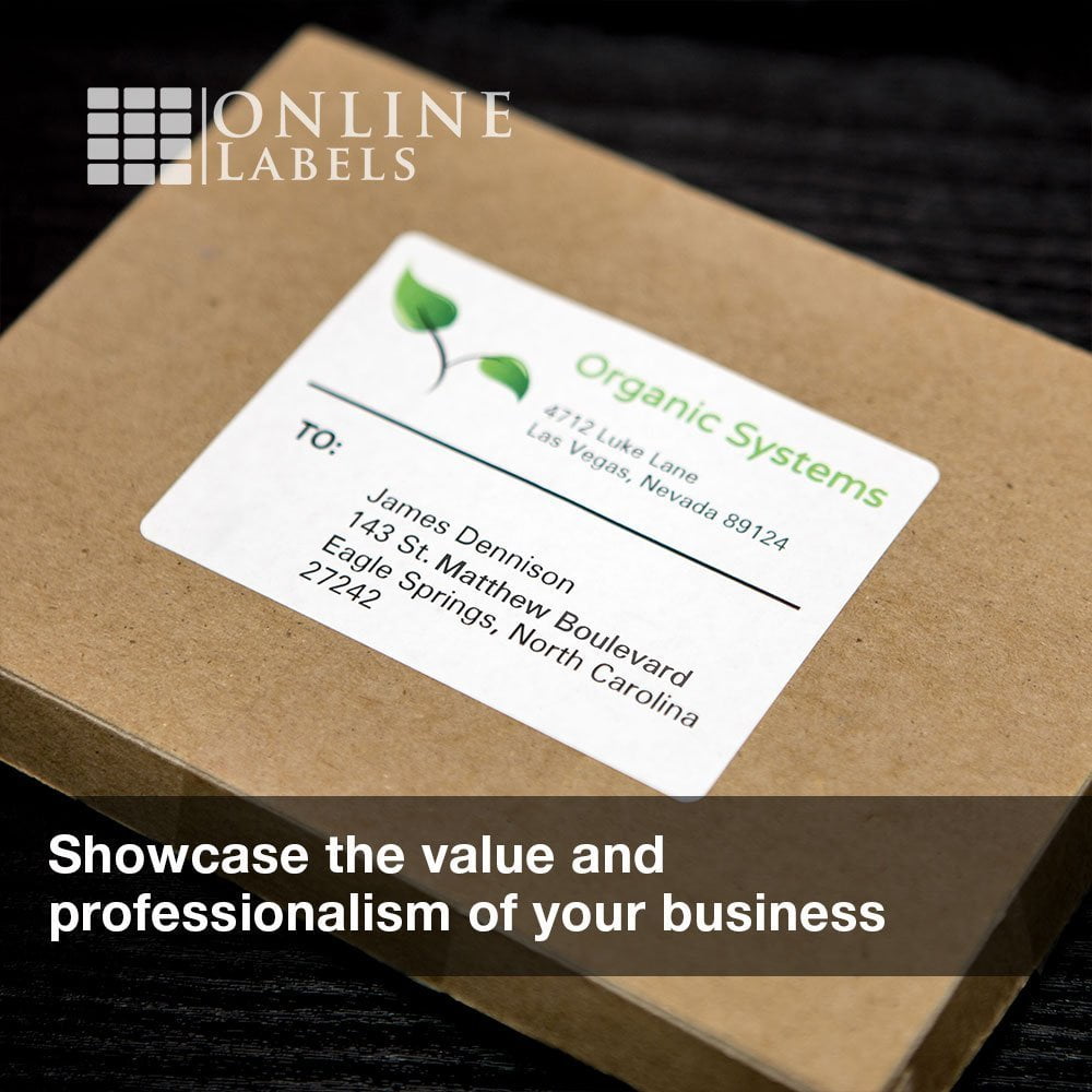 4 x 3 Mailing Labels - Inkjet/Laser Printer - Online Labels (100 Sheet Pack)