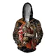 thumbnail image 3 of Sudadera de otoño para hombre Sudadera con capucha con estampado de armadura espartana y dorada Sudadera para hombre Sudadera con capucha moderna y versátil, 3 of 4