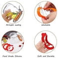 thumbnail image 6 of SLUOHZXI 1 Piece Rubber Seals Rings for Glass Jars, Silicone Jar Gaskets – 4.5" Rubber Seals Rings for Glass Jars, Orange Airtight Leakproof Replacement Gaskets for Canning Jars, 6 of 6