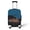 City Nightscape Silhouette, variant on HELLHERO Space Rainbow Design Unique Luggage Protector for Friend, All Size Anti Abrasion Wear Resistant Luggage Protective Cover