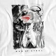 thumbnail image 2 of Man of Steel T-Shirt Black And White Unisex Graphic Tee For Men & Women, 2 of 7