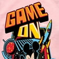 thumbnail image 3 of Disney - Mickey & Friends - Retro Gaming Mickey - Game On - Toddler And Youth Girls Raglan Graphic T-Shirt, 3 of 5