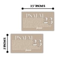 thumbnail image 3 of Psalms 23 Bible Verse Wallet Card 30pk 3.5x2 The Lord is My Shepherd Fear Worry Pocket Bulk Encouragement Gift Modern Minimalist Church Members Hand Outs, 3 of 5