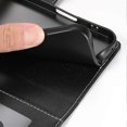 thumbnail image 5 of Étui Portefeuille en Cuir Texturé Litchi pour iPhone 16 Pro - Noir, 5 of 5