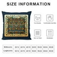 thumbnail image 5 of COMIO Tribe African Ethnic Symbol Texture Decorative Throw Pillow Covers Pillows Case Square Cushion Cover Cases Pillowcase with Zipper Sofa Home Decor for Couch Bed Patio Car, 5 of 5