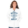 thumbnail image 3 of Be A Buddy Not A Bully Friendly Cute Zip Up Hoodie Men's Women's Brisco Brands X, 3 of 5
