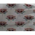 thumbnail image 4 of oneOone Georgette Viscose Fabric Lotus Block Print Fabric By Yard 42 Inch Wide, 4 of 4