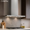 thumbnail image 2 of Campana de Cocina "T" 90cm Acero Inoxidable, 3 Velocidades NOMU, 2 of 5