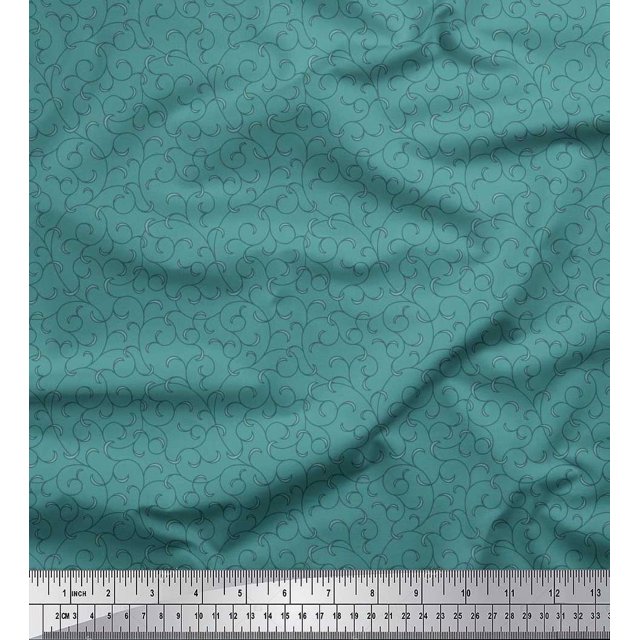 Soimoi Rayon Fabric Swirl Abstract Fabric Prints By Yard 42 Inch Wide