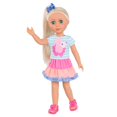 thumbnail image 2 of Fashion Outfit con purpurina para niñas, con forma de caniche, para muñecas de 14 pulgadas, 2 of 8