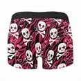 thumbnail image 4 of Mens Boxer Briefs - Men's Boxer Shorts - Zebra Skulls - XXXL, 4 of 6