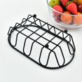 thumbnail image 3 of Oval Iron Fried Food Basket Fruit Basket Metal Wire Basket Food Container for Home Kitchen Store, 3 of 8