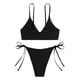 thumbnail image 4 of Traje de baño para mujer, estilo bikini de Europa y América, con efecto lavado, para mujer., 4 of 4
