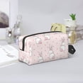 thumbnail image 6 of Uemuo Rabbit Pattern Portable Toiletry Bags with Handle, Waterproof travel Make up Bags for Women, Large Capacity Travel Cosmetic Bags, 6 of 9