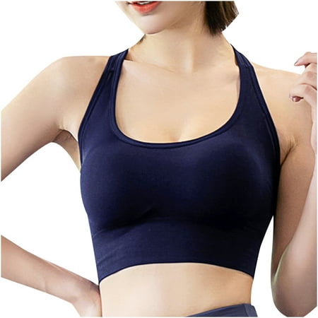 

cuitcosohg Workout Bra Woman Top Bra No rims Underwears Base Vest Style Sports Base Underwears Polyester Push Up Bras for Women