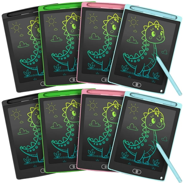 Tablet de Escritura LCD LEYAOYAO Paquete de 8 para Niños de 3 a 6 Años