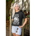 thumbnail image 3 of Lets Taco Bout It Tuesday Funny Food Unisex Plus Size Graphic Tee Brisco Brands 2X, 3 of 6