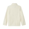 thumbnail image 7 of LittleSpring Kids Sweatshirts Jackets Girls Fleece Outerwear with 1/4 Zip Jacket White Size 5, 7 of 7
