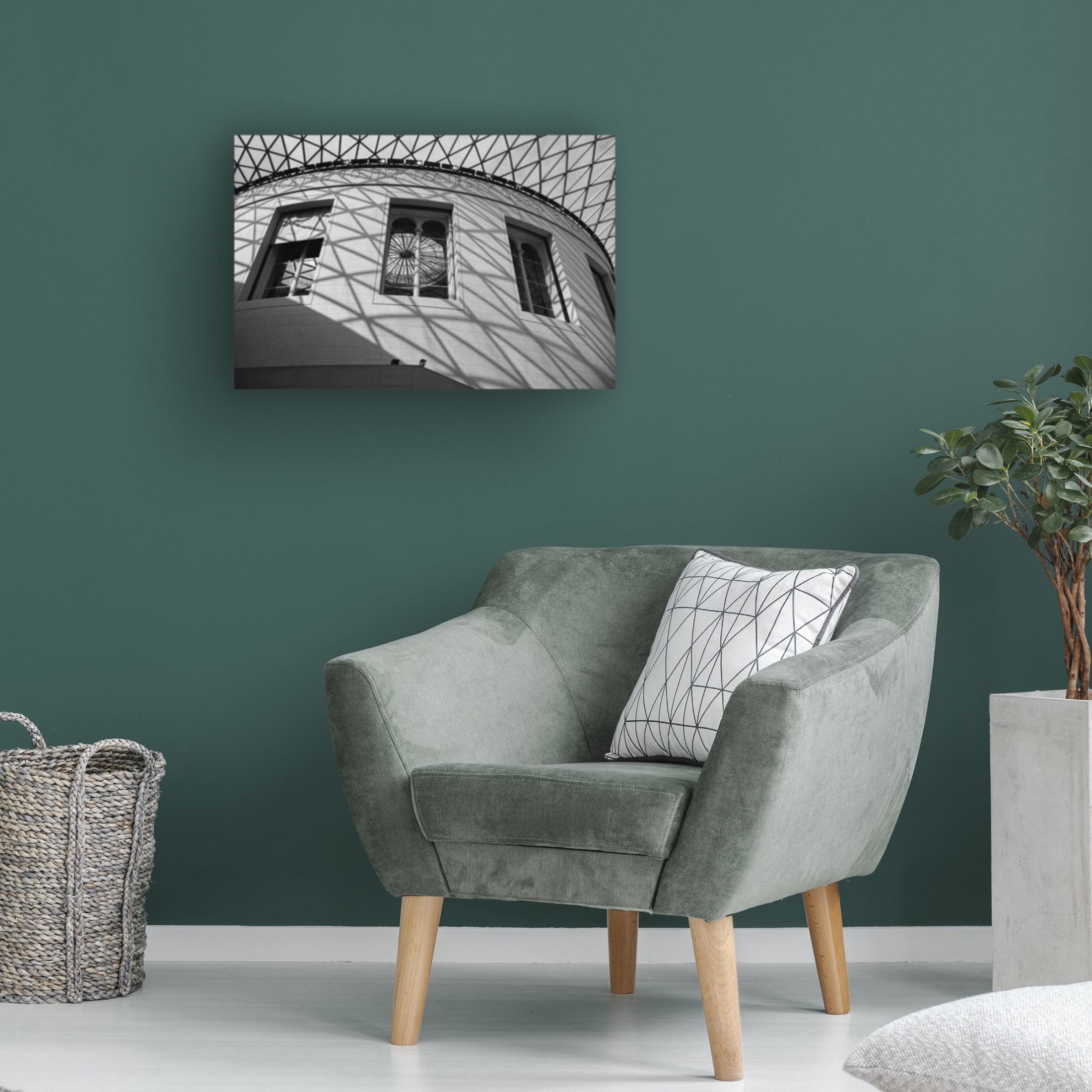 Trademark Fine Art Milan Uhrin In The Gallery Canvas Wall Art