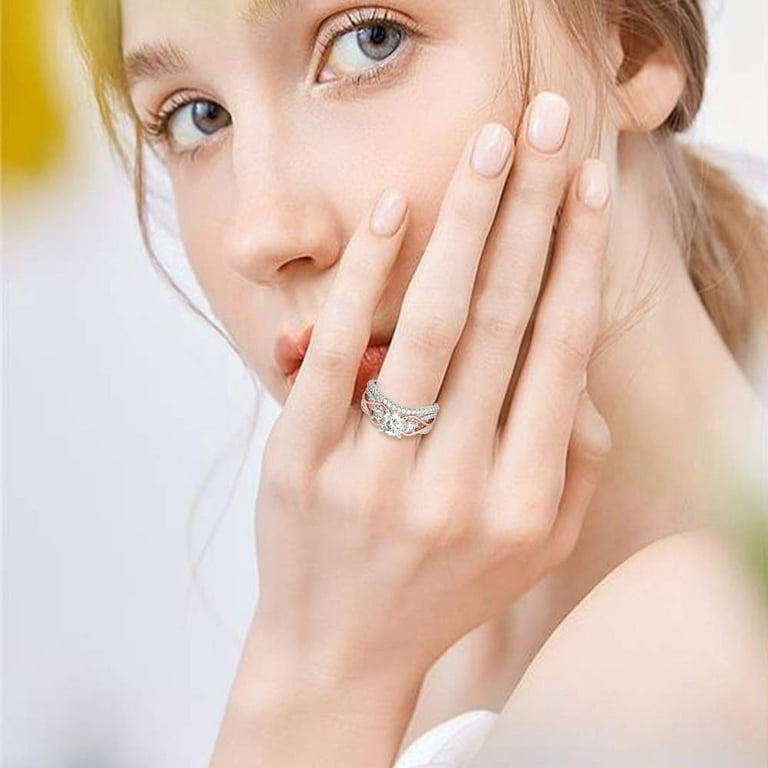 Jeulia 2024 silver rings