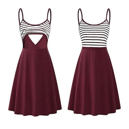 

Vedolay Plus Size Maternity Dress Women s Swiss Dot Maternity Dress V Neck Summer Spaghetti Strap Chiffon Dress High Low Flowy Dresses L