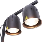 Sybo DL2112-B 1200 Watt Commercial Grade Dual Bulb Food Warmer Heat Lamp, Black