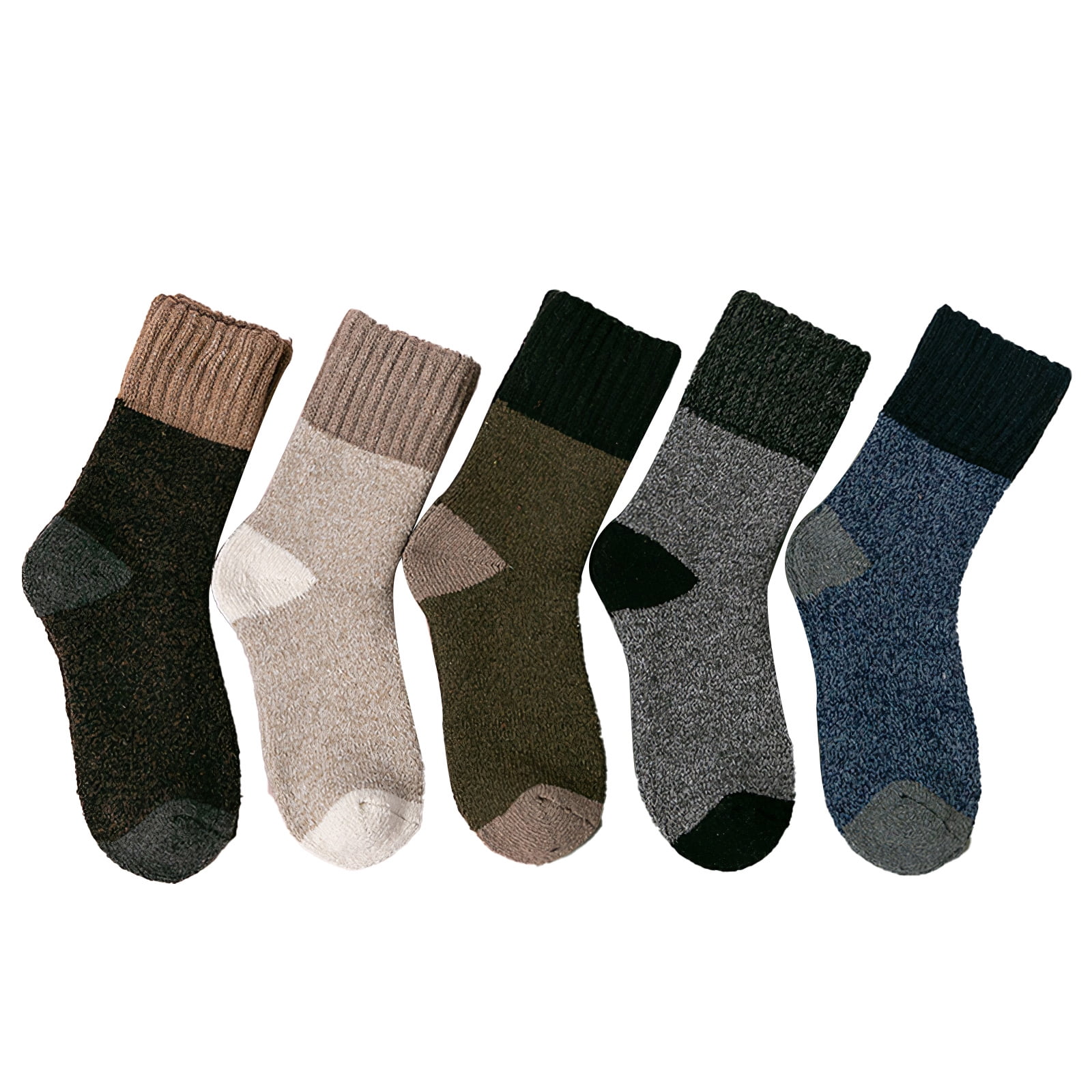 Wool Socks High Ankle Design Retro Terry Socks Middle Tube Cotton Lamb Wool Socks With One Size For Indoor Walmart Com