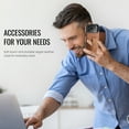 thumbnail image 6 of Case for iPhone 17 Pro, PU Leather, Magnetic Hand Grip Bracket, Classic Ultra Slim Lightweight Drop Protective Business Men Women Phone Case Cover Compatible with iPhone 17 Pro, Brown, 6 of 6