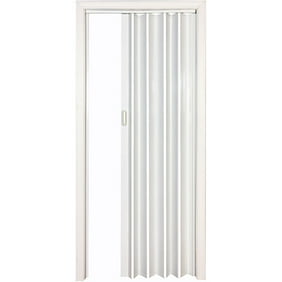 Homestyle Plaza Vinyl Accordion Door 48 X 96 Oak Walmart Com