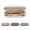 thumbnail image 4 of crativent Lunettes en Cuir pour Hommes Femmes Enfants Étui de Lecture Rigide Boîte Blanche 1Ensemble, 4 of 6