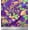 Purple, variant on Soimoi Cotton Duck Fabric Leaves & Floral Artistic Printed Craft Fabric by The Yard 42 Inch Wide