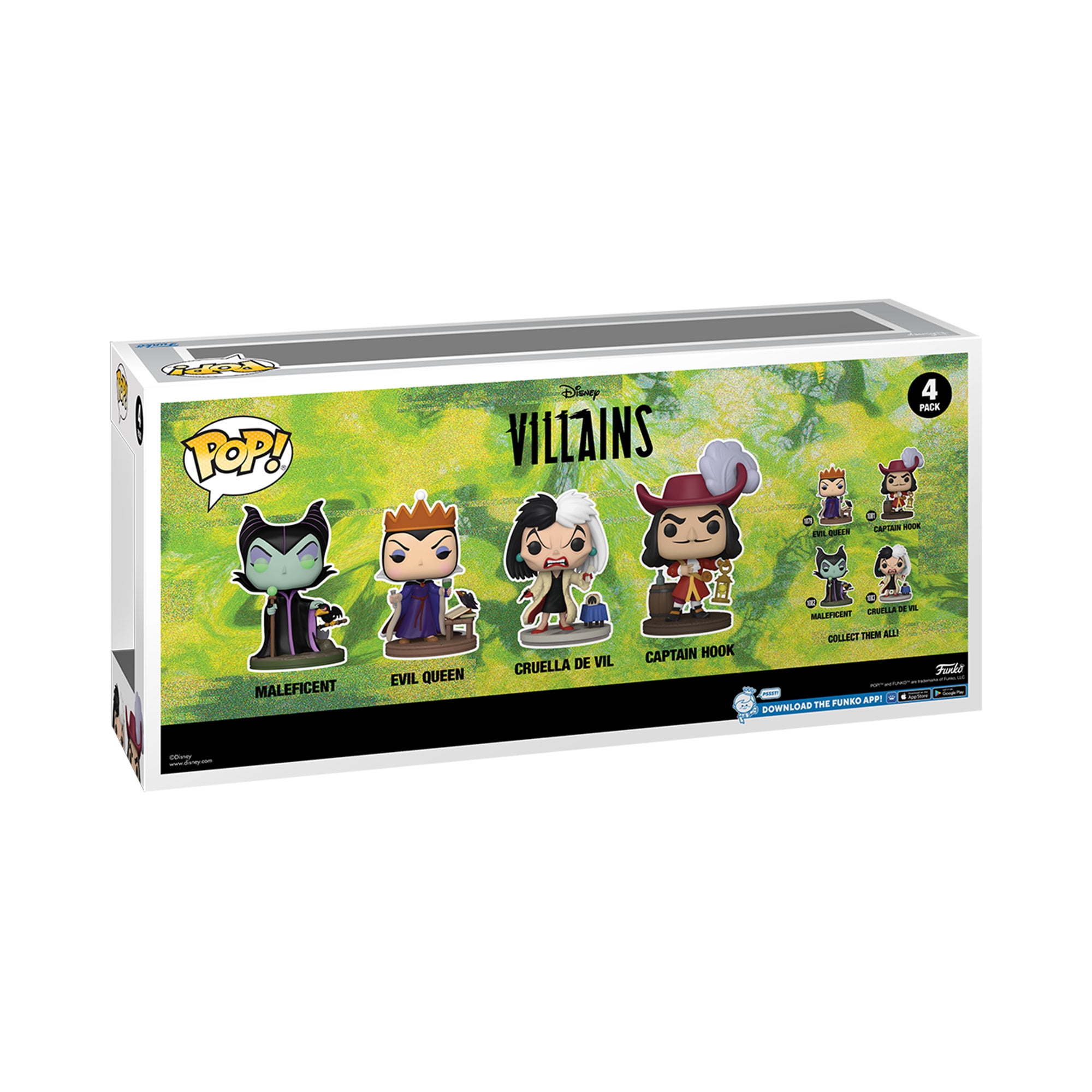 Funko POP Disney: Villains 4PK