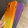 thumbnail image 4 of ELEHOLD Magnetic iPhone 14 Pro Case Compatible with MagSafe, Cute Gradient Bi-Color Case for Women Men, Soft TPU Shockproof Slim Cover with Camera Lens Protector for iPhone 14 Pro,Purple Gray, 4 of 6