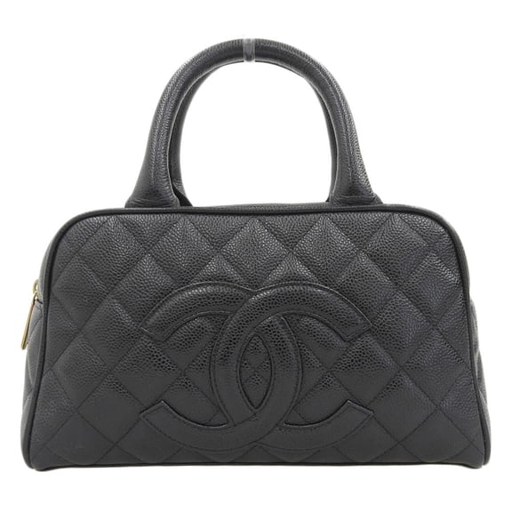 Pre-Owned Chanel CHANEL Coco Mark Boston Bag A20996 with sticker No. 8 Boutique...