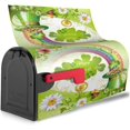thumbnail image 2 of St. Patrick''s Day St. Patrick''s Day Coin Spring Mailbox Covers Magnetic Letter Post Box Cover Mail Wraps Garden Decorations Large Size 25.5 X 21 in, 2 of 6