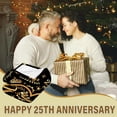 thumbnail image 2 of 25th Anniversary Blanket Gifts - Wedding Anniversary Blanket Gifts, Anniversary Romantic Gifts for Couple, Golden 25 Years of Marriage Gifts for Wife, Husband, Dad, Mom, Grandpa, Grandma, 60x80, 2 of 6